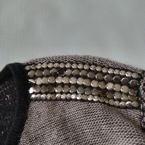 Design History Wool Blend Embellished Tight Knit Pullover Sweater Women's Medium - Picture 7 of 13
